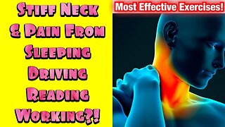 Stiff Neck From Sleeping, Driving, Reading, & Working?! *Most Effective Exercise* | Dr Wil & Dr K