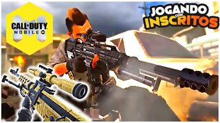 🔴 COD MOBILE AO VIVO - JOGANDO COM OS INCRITOS | SEASON 8 EM BUSCA DO LENDÁRIO MJ