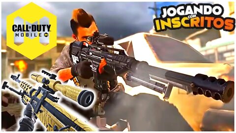 🔴 COD MOBILE AO VIVO - JOGANDO COM OS INCRITOS | SEASON 8 EM BUSCA DO LENDÁRIO MJ