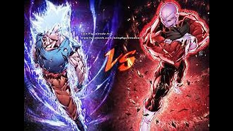 The final battle between Goku Ultra Instinct and Jiren Full Power,Goku's Best Battle