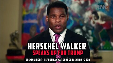 Herschel Walker Speaks Up for Trump at the 2020 Republican National Convention