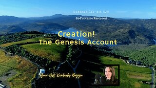 Creation! The Genesis Account