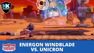 Angry Birds Transformers 2.0 - Energon Windblade vs. Unicron