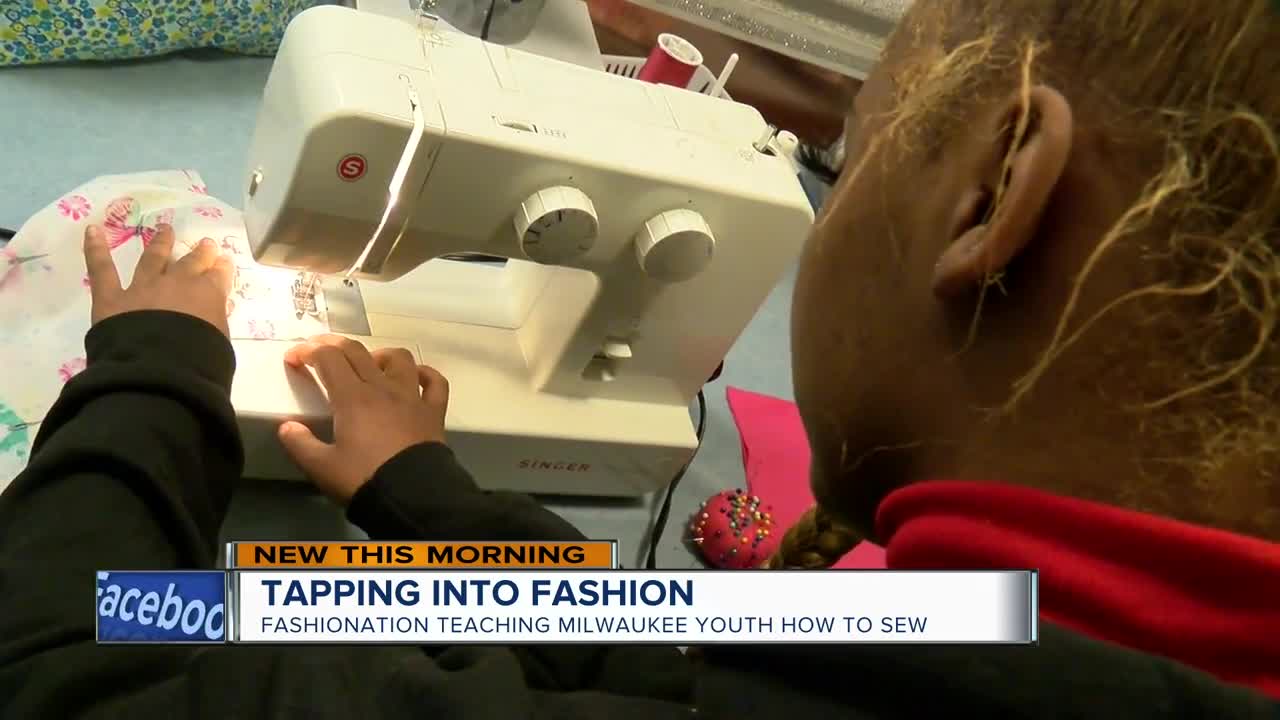Fashionation teaches Milwaukee youth how to sew