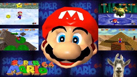 Super Mario 64 - Getting all 120 Stars (Complete Playthrough with Commentary, HD 720p) Part 1