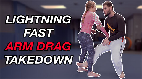 Lightning Fast Arm Drag Takedown!