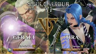 Geralt (UnderSeaBoot) VS Tira (Âmesang) (SoulCalibur™ VI: Online)