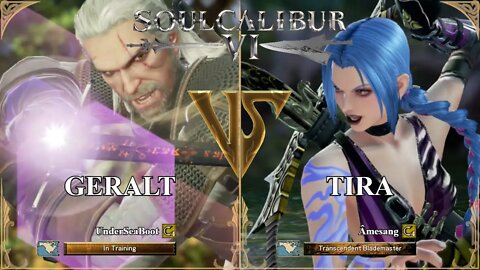 Geralt (UnderSeaBoot) VS Tira (Âmesang) (SoulCalibur™ VI: Online)