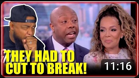 Tim Scott UNLOADS On Sunny Hostin LIVE On The View DEBUNKING Systemic Racism MYTH
