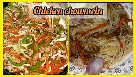 Easy to make chicken chow mein recipe | street style chicken chowmein | by fiza farrukh