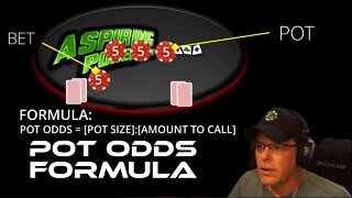 POKER POT ODDS FORMULA EXPLAINED