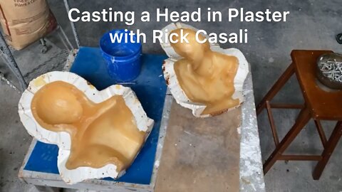 Casting a Head in Plaster with ARTIST Rick Casali