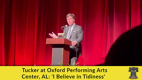 Tucker at Oxford Performing Arts Center, AL: 'I Believe in Tidiness'