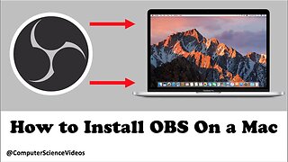 How to INSTALL OBS (Open Broadcaster Software) on a Mac | New