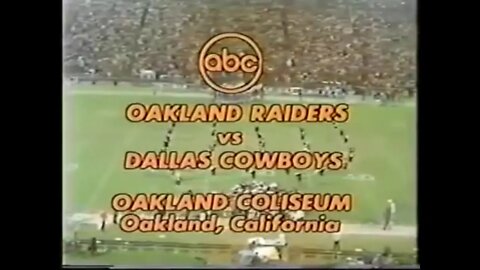 1974-12-14 Dallas Cowboys vs Oakland Raiders