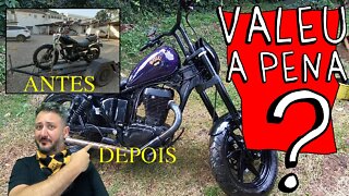 Customizou TOTALMENTE a MOTO CUSTOM, mas SERÁ que VALEU a PENA? O caso SAVEGE 650