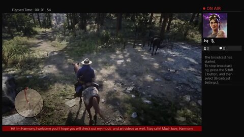 LarrysGirl1965's Live PS4 Broadcast Red Dead Redemption 2 Continued pt 14