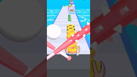 donut stack #shorts #satisfying #mobilegame @Dailyclips892 oggy and jack