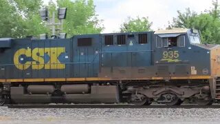 CSX I135 Intermodal Train from Fostoria, Ohio July 26, 2022