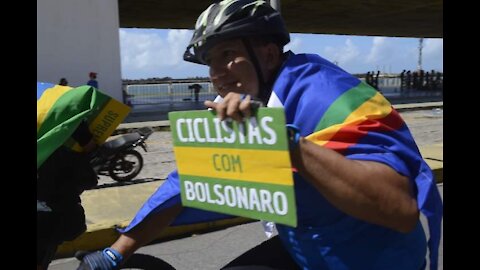 Pernambuco - "Bicicletada" em apoio a Jair Bolsonaro, fotos.