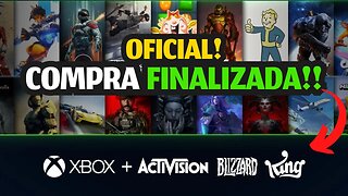 É OFICIAL!! ACTIVISION BLIZZARD KING é do XBOX, QUANDO veremos jogos no GAME PASS e XCLOUD?