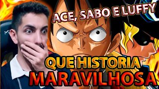 [SABO PERDEU A MEMORIA?] REACT ♪ Feridas | Luffy, Ace e Sabo | Feat: #Ishida e #Okabe | AniRap