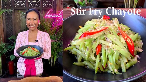 Stir Fry Chayote, Tumis Labu Siam