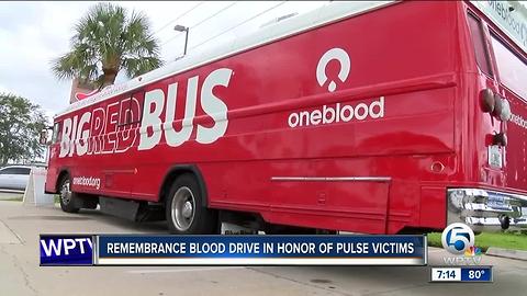 Remembrance blood drive held in honor of Pulse victims