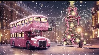 New 2023: Enchanting Christmas Bus Adventure in the Snow Scenery