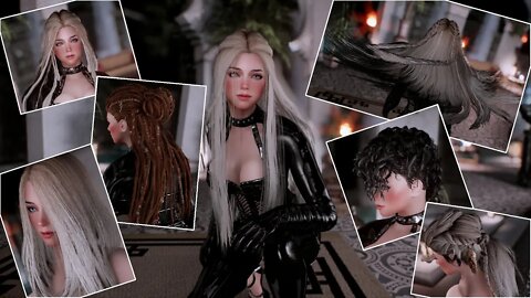 Skyrim Hair Pack 02 for Skyrim SE v 0.10(dint 999)