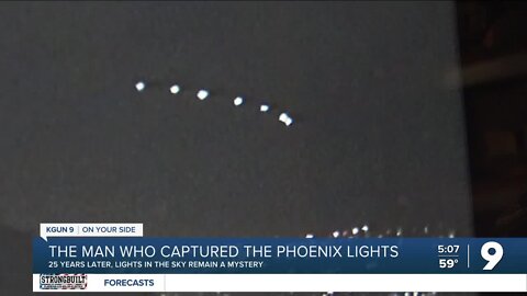 Man behind famous ‘Phoenix Lights’ footage still mystified, 25 years later