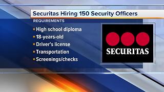 Workers Wanted: Securitas hiring 150 security officers