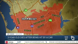 3-year-old child killed in Chula Vista crash