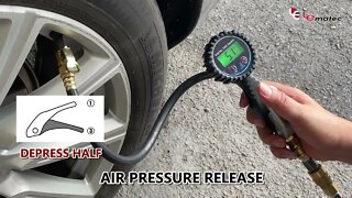 How to use the Lematec Heavy Duty Precision Digital Tire Inflator with Pressure Gauge