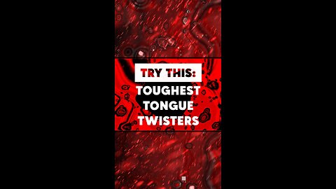 Toughest #TongueTwisters .. ((💪🏻🌪️)) ((🗣️💨)) .. #SpeedTest #challenge