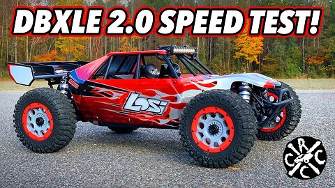 Losi DBXLE 2 Speed Test. How Fast Can This 1/5 Scale Desert Buggy Go On 8S?