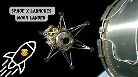 Space X Launches Moon Lander