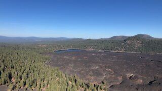 Hiking to the top of a Volcano