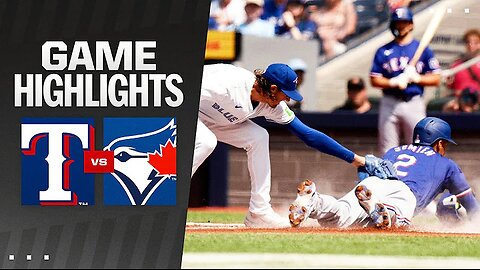 Rangers vs Blue Jays Game Highlights (7/27/24) / MLB Highlights