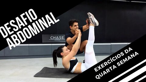 Desafio Abdominal | 30 dias 30 exercícios | Quarta Semana