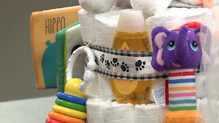 Valley seniors create diaper cakes for new parents in need