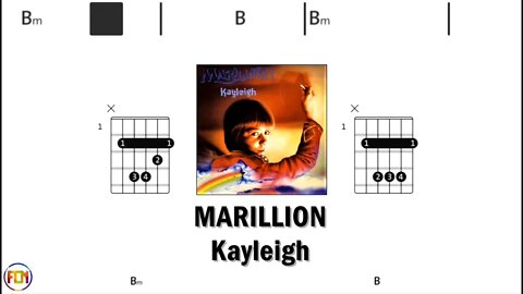 MARILLION Kayleigh - Guitar Chords & Lyrics HD