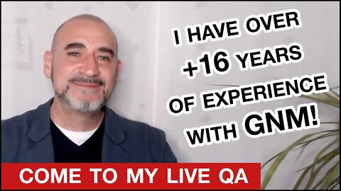 Come to LIVE QA with Italian GNM Expert with over +16 year of experience!