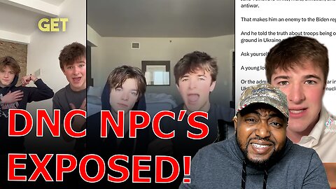 NPC Gen Z TikTokers PANIC And DELETE Video After Getting EXPOSED As Paid DNC Actors