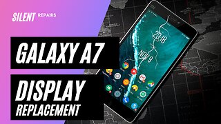 Samsung Galaxy A7 2018 | Screen, lcd repair | Display replacement | Repair video