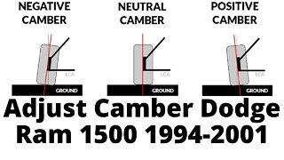 How to Adjust Camber 1994-2001 Dodge Ram 1500