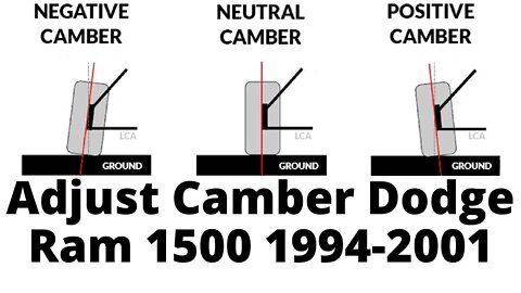 How to Adjust Camber 1994-2001 Dodge Ram 1500
