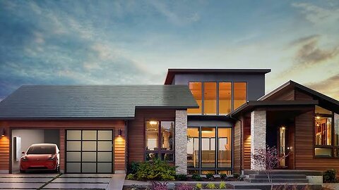 Tesla Solar roof is on another level.