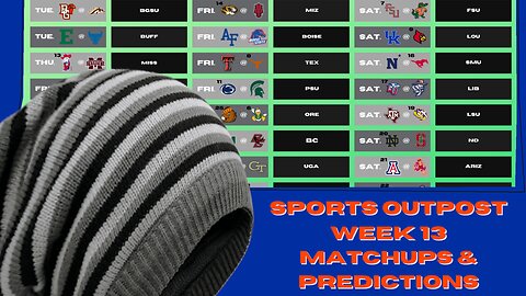 Michigan v Ohio State & Last Full College Football Weekend | Week 13 Preview