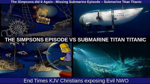 THE SIMPSONS DID IT AGAIN - MISSING SUBMARINE EPISODE – SUBMARINE TITAN TITANIC